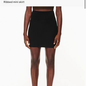 Aritzia Babaton Sculpt Knit Mini Skirt - brand new